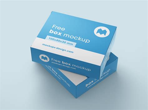 581 Box Mockup Photoshop Free Packaging Mockups Psd