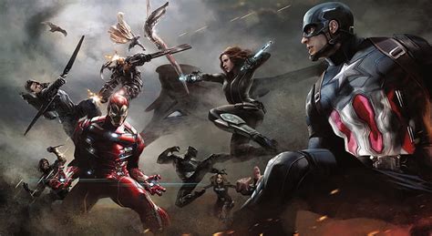 Capitán América Civil War Artwork Fondo De Pantalla Marvel Civil War Películas Fondo De