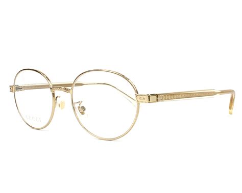 gucci eyeglasses gg 0189 o 003 gold visionet
