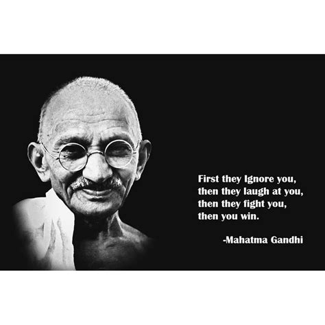 Mahatma Gandhi Quotes Poster Sole Poster