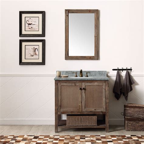 Available in modern styles, rustic and more! 36 In. Freestanding Bathroom Vanity Set (DK-WH6236-BR-SET ...