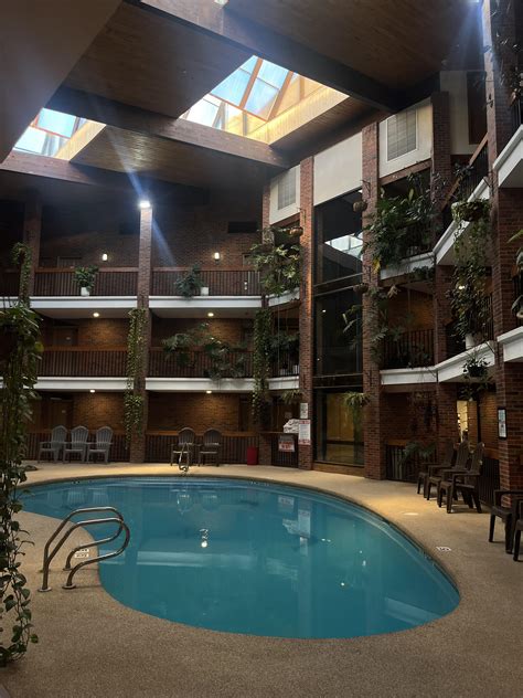 Indoor Pool Unsettling Motel Rliminalspace