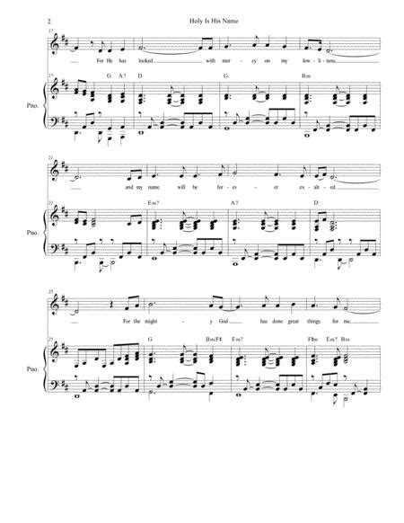 Holy Is His Name By John Michael Talbot Digital Sheet Music For
