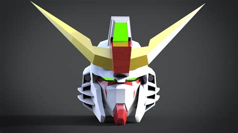 Zgmf X42s Destiny Gundam Head 3d Model Cgtrader