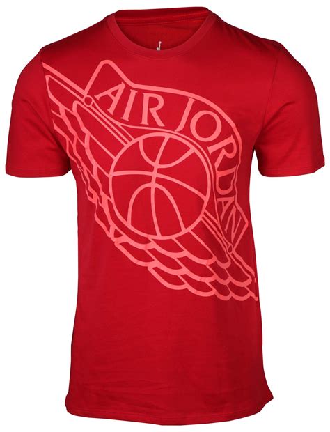 Nike Jordan Mens Retro Wingspan Air Jordan T Shirt Red