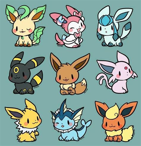 Pokémon Cute Pokemon Wallpaper Pokemon Eevee Evolutions