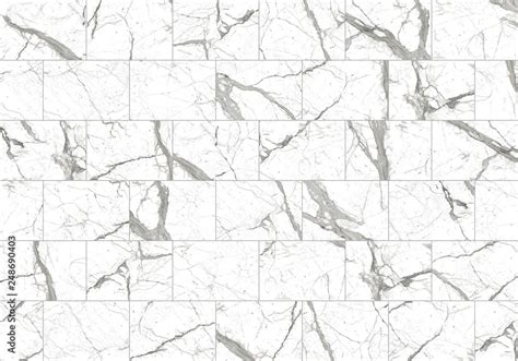 White And Black Marble Mosaic Tiles Texture Background Rectangle
