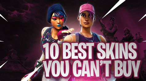 They can be found in solo mode and other figure packs. 10 BEST SKINS YOU CAN'T BUY! (Fortnite Battle Royale ...