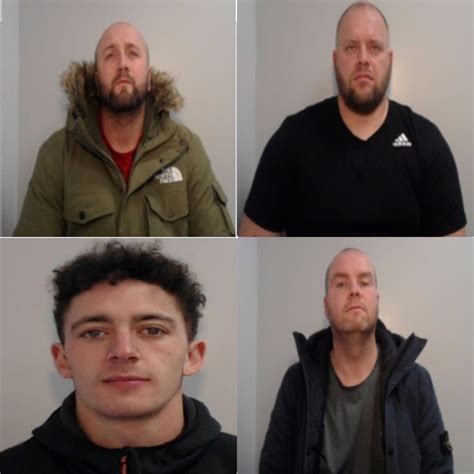 greater manchester police on twitter jailed four men from greater