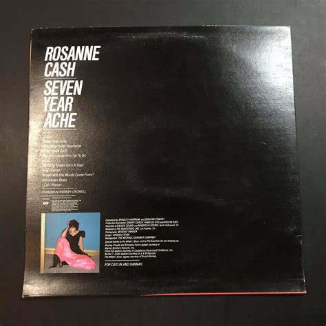 Rosanne Cash Seven Year Ache Jc 36965 Vg Vinyl Lp N5 Etsy