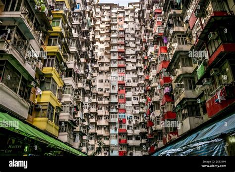 Yick Cheong Building Hong Kong City Stock Photo Alamy
