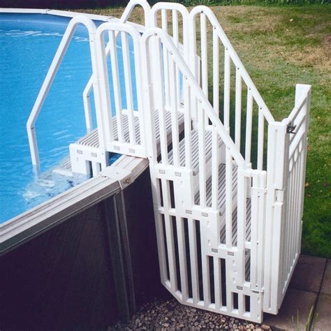 Confer Plastics Above Ground Swimming Pool Entry System Wsteps