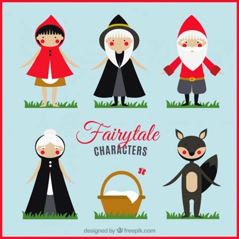 Premium Vector Nice Collection Of Fairy Tales Characters Fairy