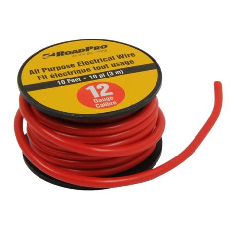 Roadpro 12 Gauge 10 All Purpose Electrical Wire Spool