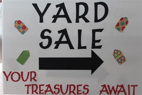 Homemade Yard Sale Signs Home And Garden Reference