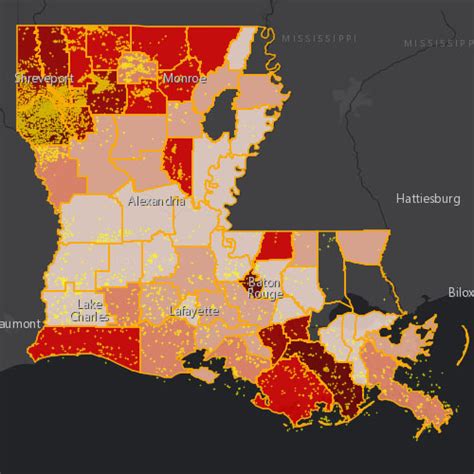 Louisiana The Oil And Gas Threat Map