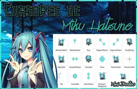 Cursors Miku Hatsune Mascot Vocaloid On Windows Download On