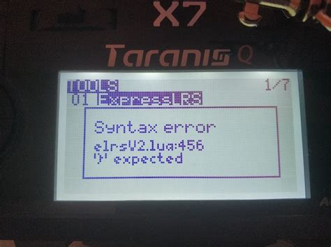 Lua Syntax Error On Tango 2 Issue Expresslrsexpresslrs