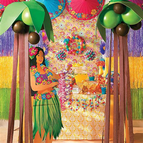 For a birthday, barbecue, gala or even a wedding, nothing says aloha to a great time like a luau party created with the great supplies, decorations, tableware and favors at stumps party. Easy DIY Palm Trees | Hawaiian luau party, Balloons, Aloha ...