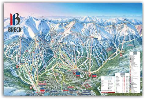 Breckenridge Ski Resort Trail Map