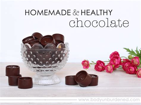 Homemade And Healthy Chocolate Recipe With Honey Body Unburdened
