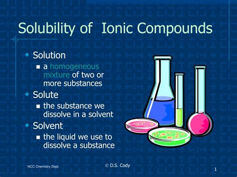 Ppt Solubility Of Ionic Compounds Powerpoint Presentation Free