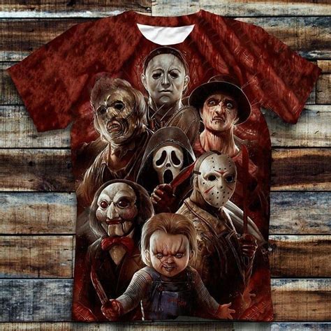 Halloween Horror Characters Michael Myers Leatherface Freddy Ghostface