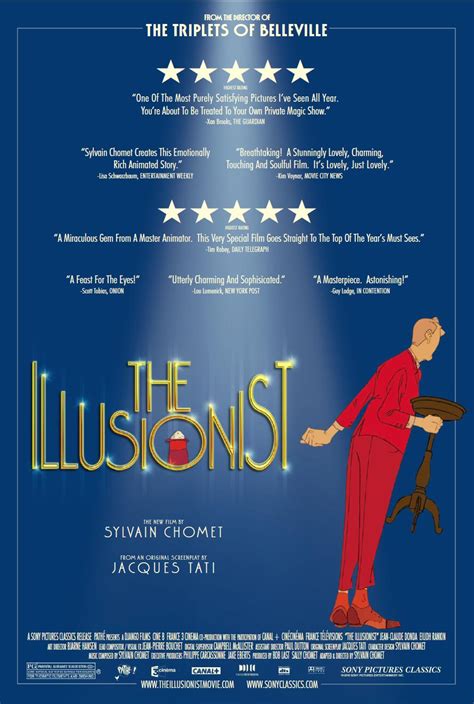 Illusionist is the person who plays with the eyes of people. U.S. poster for "The Illusionist"