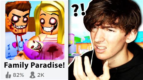 Normal Roblox Games With Disturbing Thumbnails Youtube