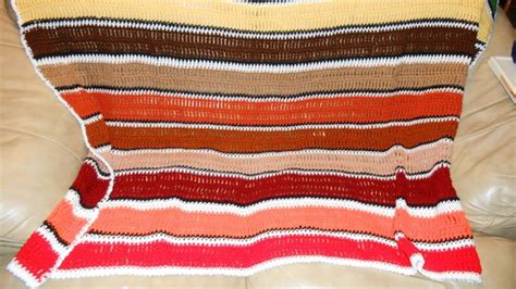 Mexican Blanket Hand Crochet Afghan Etsy