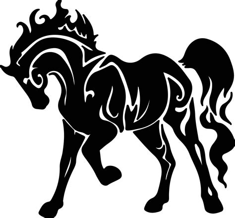 Horse Svg Files Silhouettes Dxf Files Cutting Files Cricut