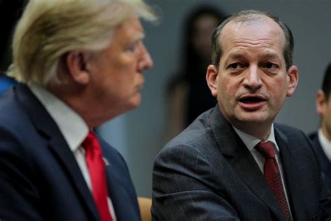 acosta ‘pleased with new jeffrey epstein indictment—gets blasted by critics