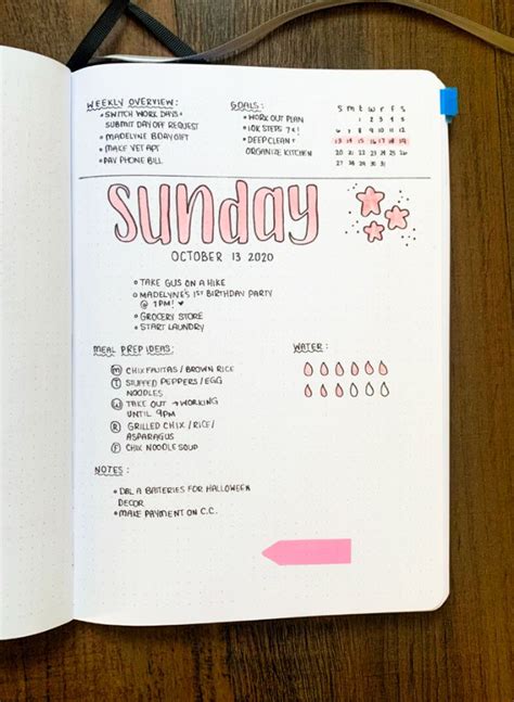 Daily Bullet Journal Layouts For Easy Everyday Planning Sidereal Life