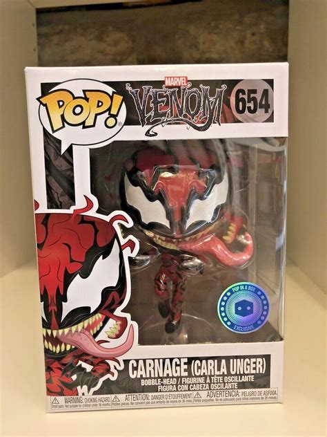 Carnage Carla Unger Limited Exclusive Funko Pop Marvel Venomized New Ebay