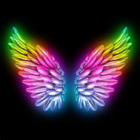 asas coloridas imagenes de alas alas de ángel alas
