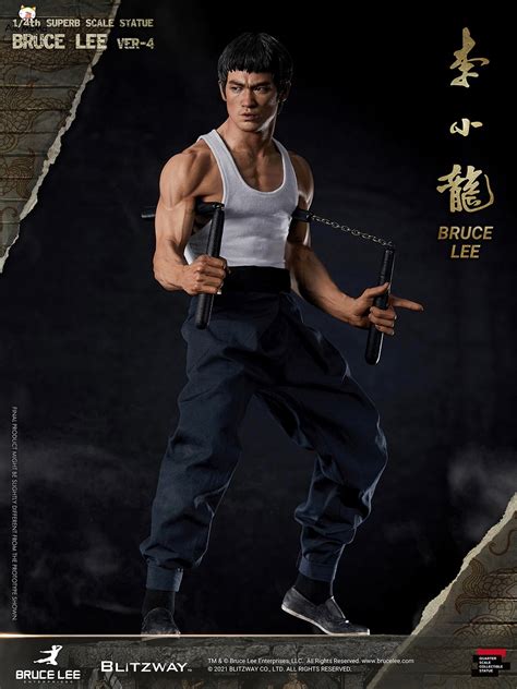 Bruce Lee Ver 4 Bw Ss 20901 14 Scale Statue By Blitzway
