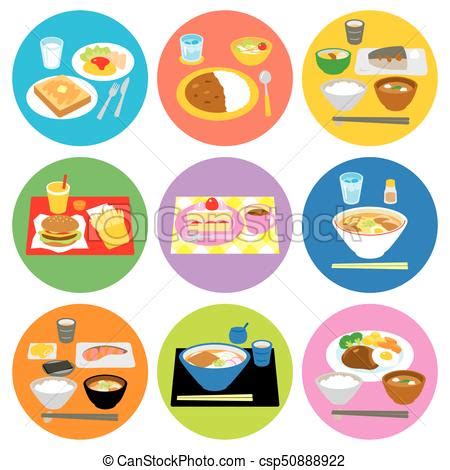 During fasting, it will produce glucose, which can cause your blood sugar to rise. Typical meals in japan 02. Typical meals in japan, breakfast and lunch, dinner, snacks, vector file.