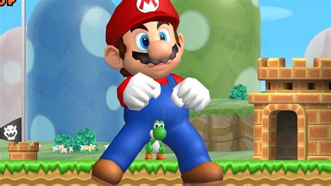 New Super Mario Bros Wii All Giant Mario Power Ups Youtube