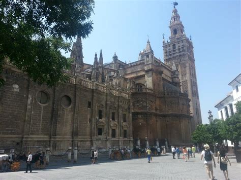 Catedral De Santa María Y La Giralda Santa Maria Cathedral And The Giralda Seville The