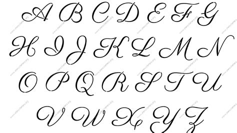 Letter A In Calligraphy Calligraph Choices