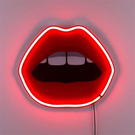 Seletti Blow Mouth Neon Lips Red Neon Lips Wall Art Uk Neon Signs