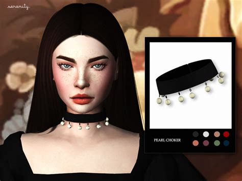 Pearl Choker By Serenity Cc At Tsr Sims 4 Updates