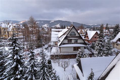 Zakopane Town In Tatra Mountains At Winter Stock Photo Image Of