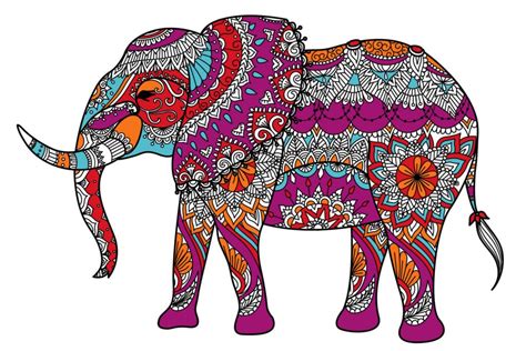 8 Elephant Adult Coloring Pages That Are Decorative And Detailed At