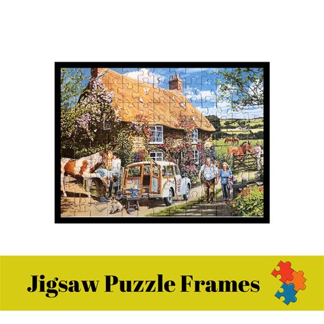 Jigsaw Puzzle Picture Frames 275x197 Inch — Modern Memory Design