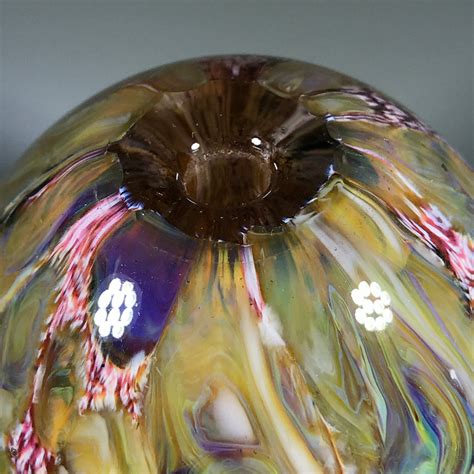 Signed Robert Eickholt Art Glass Paperweight Style Perfume Bottle No S The Paperweight Collection