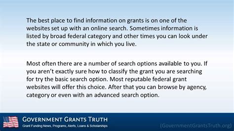 How To Apply For Federal Government Grants Youtube