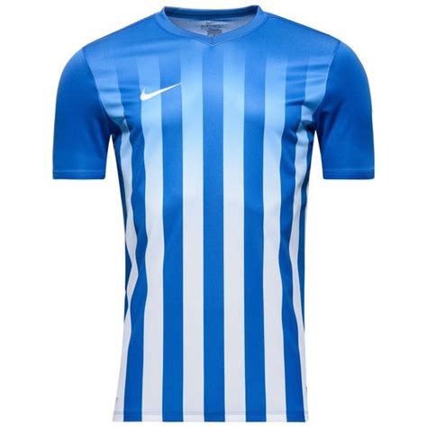 Nike Football Shirt Striped Division Ii Royal Bluewhite