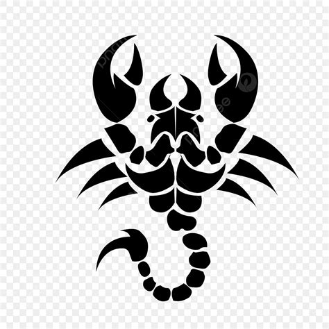 Scorpion Tattoo Silhouette PNG Transparent Scorpion Tattoo Material Tattoo Drawing Tattoo