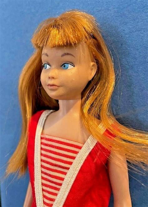 Vintage Barbie Straight Leg Titian Skipper Doll Redhead Ebay